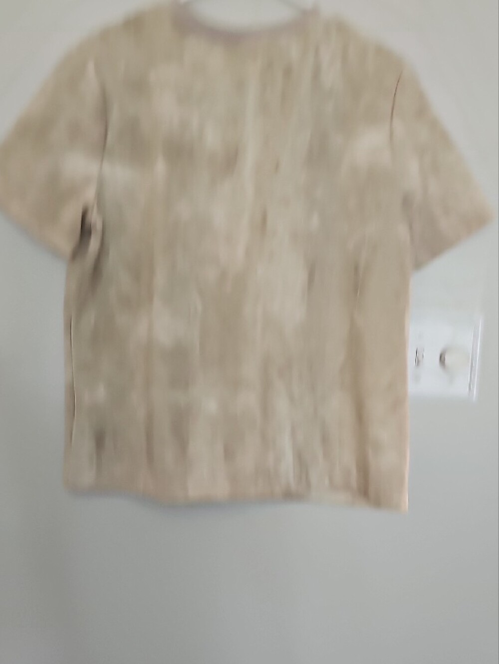 Beige Rhinestone Butterfly Tee - Picture 3 of 3